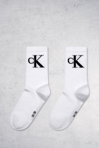 2 paires de chaussettes blanches - taille 35-38  de Calvin Klein pour Femmes