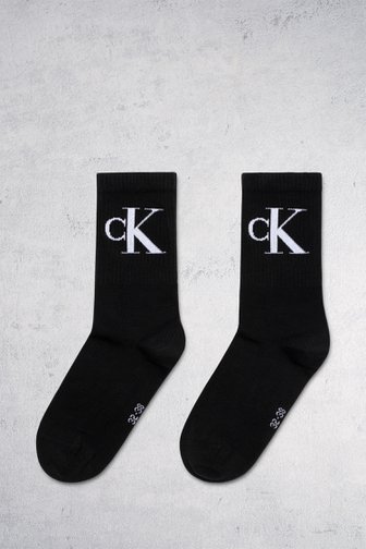 2 paires de chaussettes noires - taille 35-38  de Calvin Klein pour Femmes