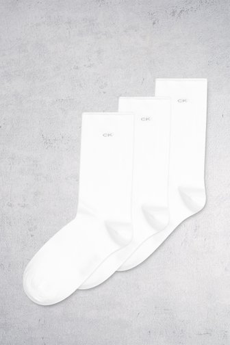 3 paar witte sokken - onz size van Calvin Klein voor Dames
