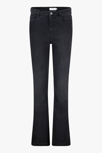 Antracietkleurige jeans - Billy - bootcut - L32 van Liberty Island Denim voor Dames