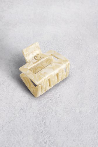 Le devant de Barrette carrée beige clair de AC by Annelien Coorevits pour Femmes