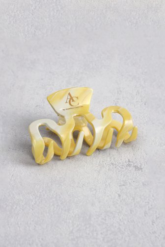 Le devant de Barrette jaune clair de AC by Annelien Coorevits pour Femmes