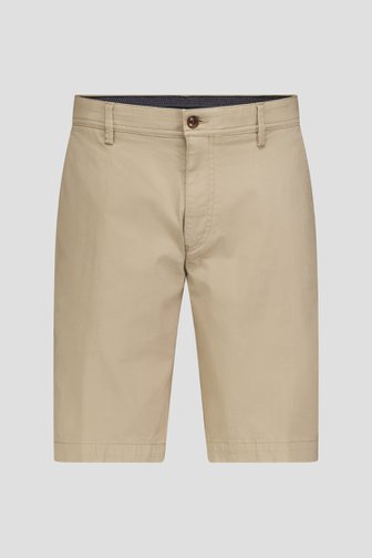 Voorkant van Beige bermuda  door Brassville voor Heren