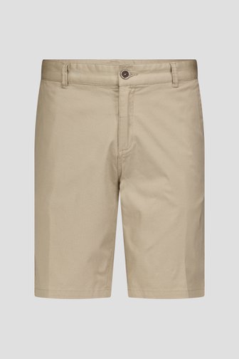 Voorkant van Beige bermuda  door Dansaert Blue voor Heren