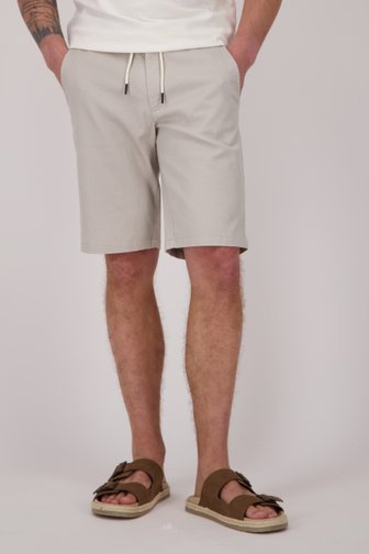 Beige bermuda met stroplint van Bluefields voor Heren