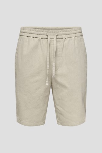 Productfoto 1 van Beige bermuda  door Only & Sons voor Heren