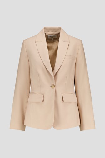 Voorkant van Beige blazer  door D'Auvry Studio voor Dames