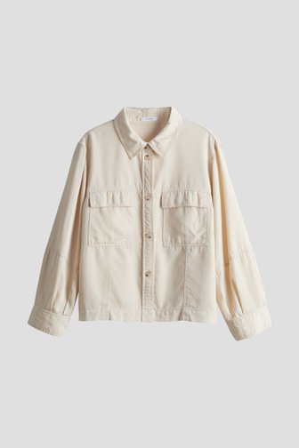 Beige blouse met borstzakken van Opus voor Dames