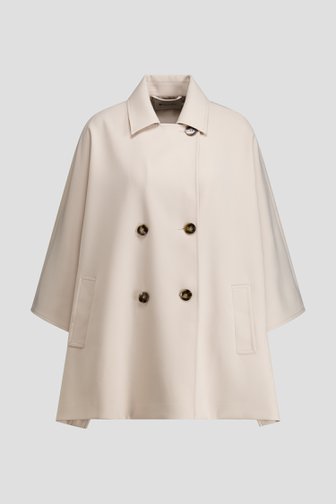 Productfoto 1 van Beige capejas met dubbele knopenrij door D'Auvry voor Dames