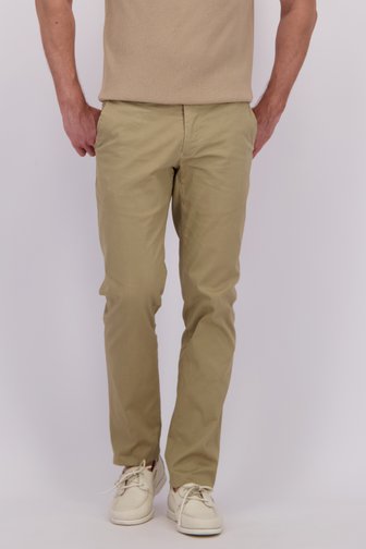 Voorkant van Beige chino - Louisiana - Regular fit  door Brassville voor Heren