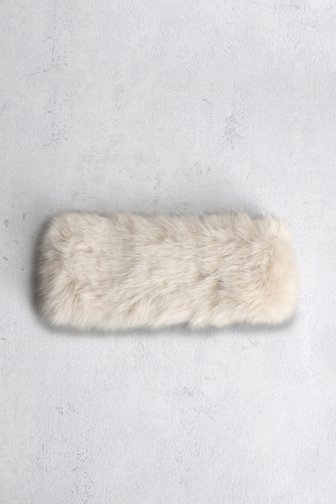 Voorkant van Beige faux fur hoofdband door Liberty Island voor Dames