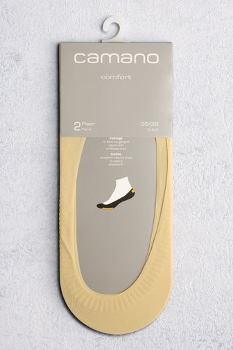 Beige footies - 2 paar van Camano voor Dames