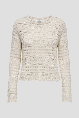Beige gehaakte trui van JDY voor Dames