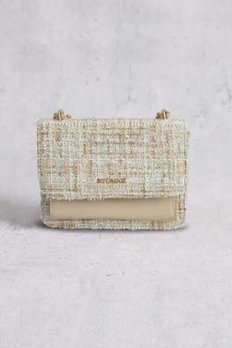 Beige handtas in bouclé van Bulaggi voor Dames