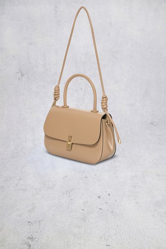 Voorkant van Beige handtas met leather look door Bulaggi voor Dames