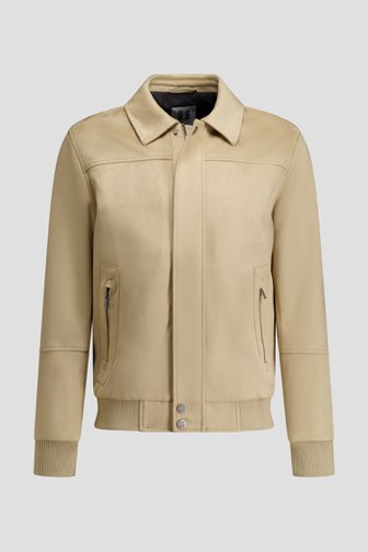 Productfoto 1 van Beige jas in suède look door Upper East voor Heren