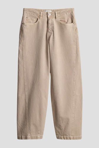 Voorkant van Beige jeans - Barrel fit  door Opus voor Dames