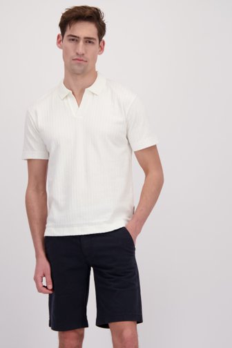 Voorkant van Beige katoenen polo door Marc O'Polo voor Heren
