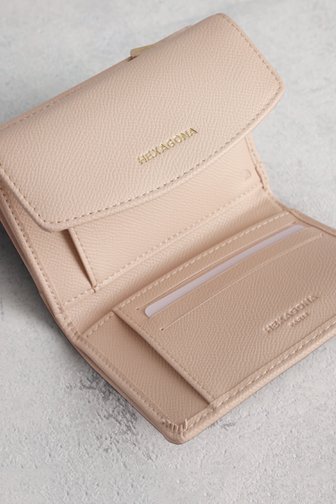 Beige portemonnee van Hexagona voor Dames