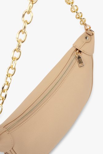 Voorkant van Beige schoudertas door Liberty Island voor Dames