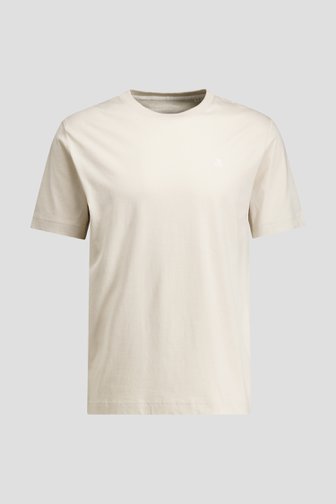 Voorkant van Beige T-shirt in katoen  door Marc O'Polo voor Heren