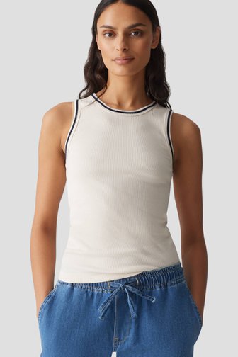 Beige top met brede schouderbandjes van Opus voor Dames