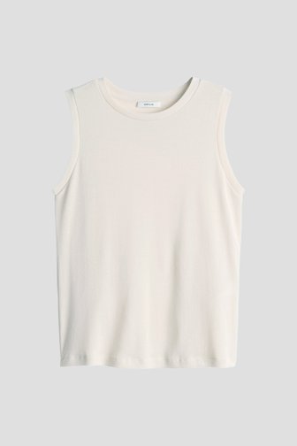Voorkant van Beige top met ronde hals door Opus voor Dames