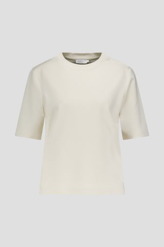 Productfoto 1 van Beige trui met korte mouwen door Liberty Island voor Dames
