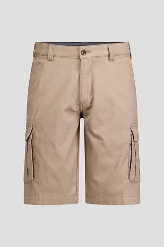Le devant de Bermuda beige avec poches cargo de Brassville pour Hommes