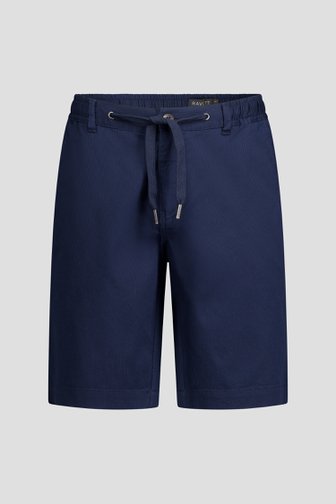 Le devant de Bermuda bleu à taille élastique de Ravøtt pour Hommes
