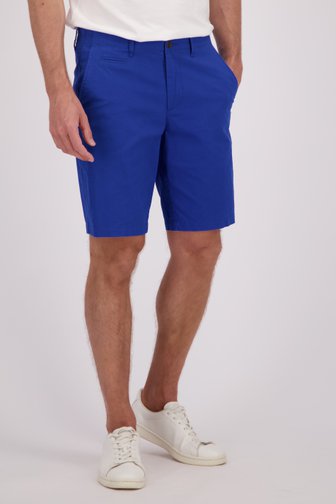 Bermuda bleu en coton stretch de Dansaert Blue pour Hommes