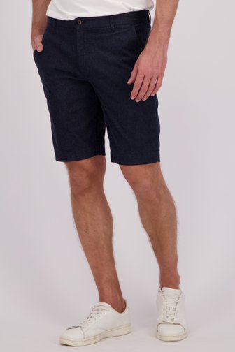 Bermuda bleu foncé effet denim de Brassville pour Hommes