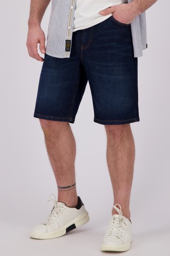 Bermuda bleu foncé en jean de Ravøtt pour Hommes