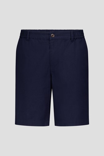 Bermuda bleu marine avec taille élastique de Ravøtt pour Hommes