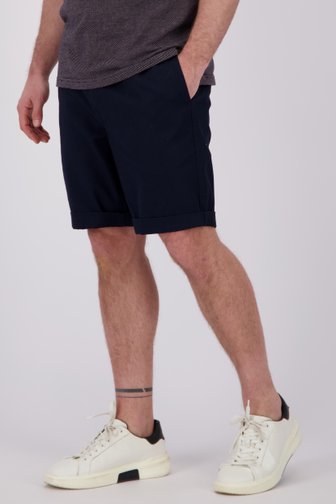 Bermuda bleu marine avec taille élastique de Ravøtt pour Hommes