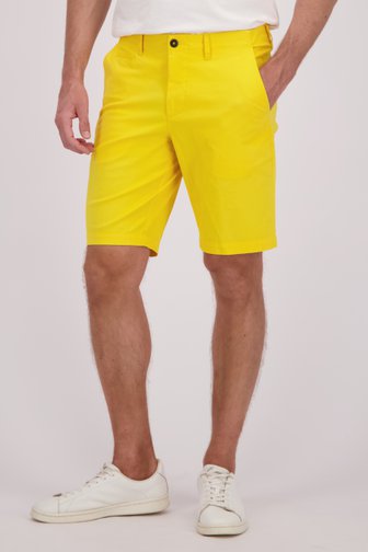 Bermuda en coton stretch de couleur ocre de Dansaert Blue pour Hommes