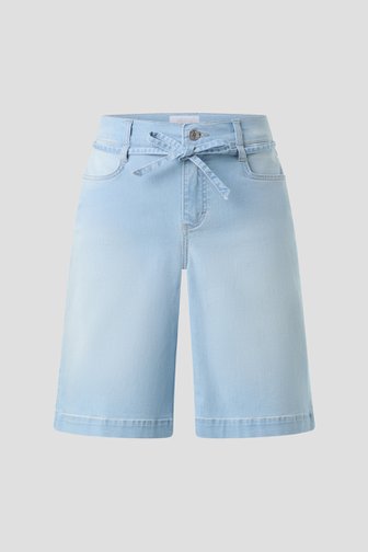 Photo produit 2 de Bermuda en denim bleu avec lien à nouer de Angels pour Femmes