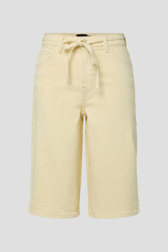 Le devant de Bermuda jaune clair - Coupe loose de Pieces pour Femmes