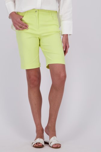 Bermuda jaune de Claude Arielle pour Femmes