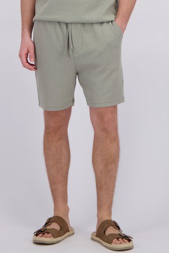 Le devant de Bermuda vert clair en tissu structuré  de Only & Sons pour Hommes