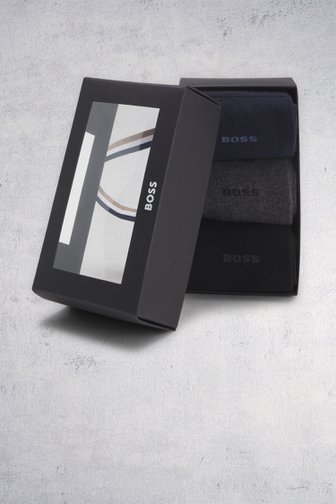 Voorkant van Blauw-grijze sokken - 3 paar door Hugo Boss voor Heren