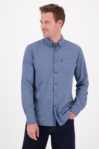 Blauw hemd - regular fit van Ben Sherman voor Heren