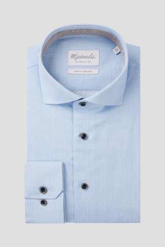Blauw hemd – Slim fit van Michaelis voor Heren