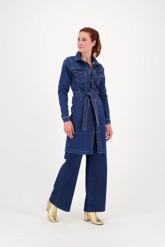 Blauw jeanskleed van Liberty Island Denim voor Dames