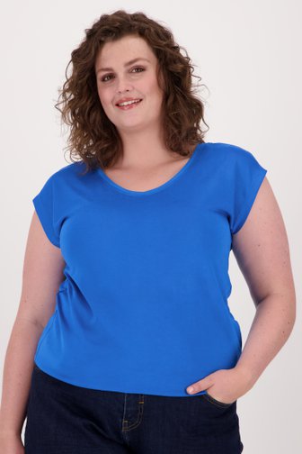Blauw T-shirt  van Only Carmakoma voor Dames