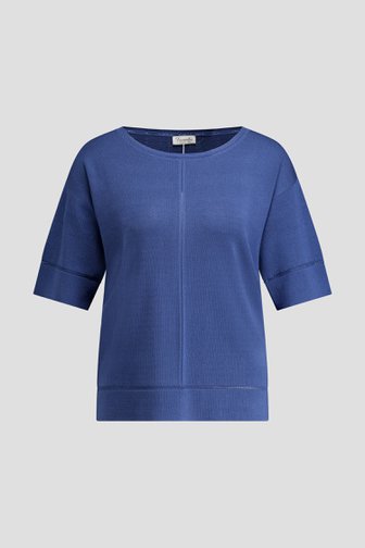 Productfoto 1 van Blauw truitje met korte mouwen door Barbara Lebek voor Dames