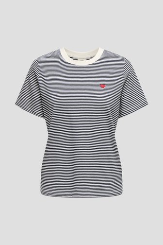 Blauw-wit gestreept T-shirt van JDY voor Dames