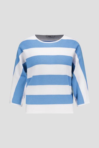 Blauw-wit gestreepte trui met 3/4de mouwen van Libelle voor Dames