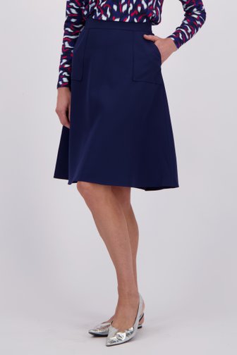 Voorkant van Blauwe A-lijn rok  door Claude Arielle voor Dames