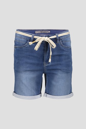 Productfoto 1 van Blauwe bermuda met striklint door Geisha voor Dames